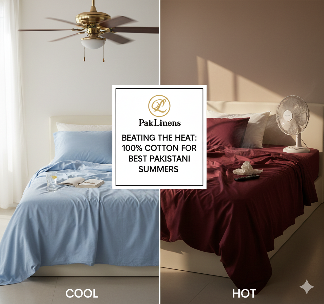 The Ultimate Guide to Summer Sleep: Why 100% Cotton is Essential for the Pakistani Climate