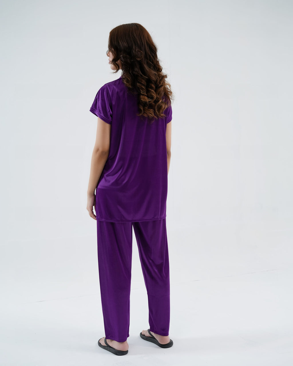 ComfySilk PJ- 2 Pc Set – Purple