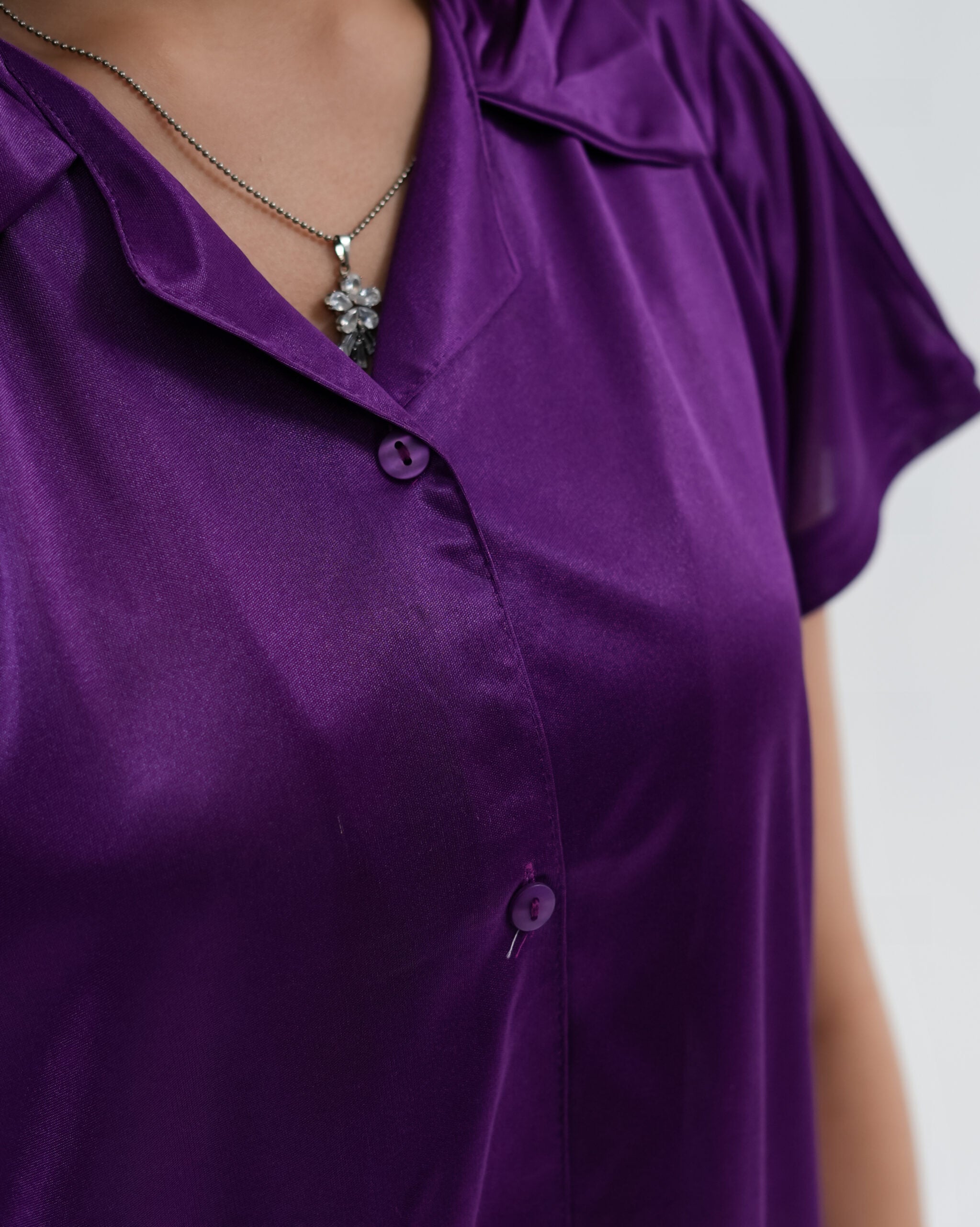 ComfySilk PJ- 2 Pc Set – Purple