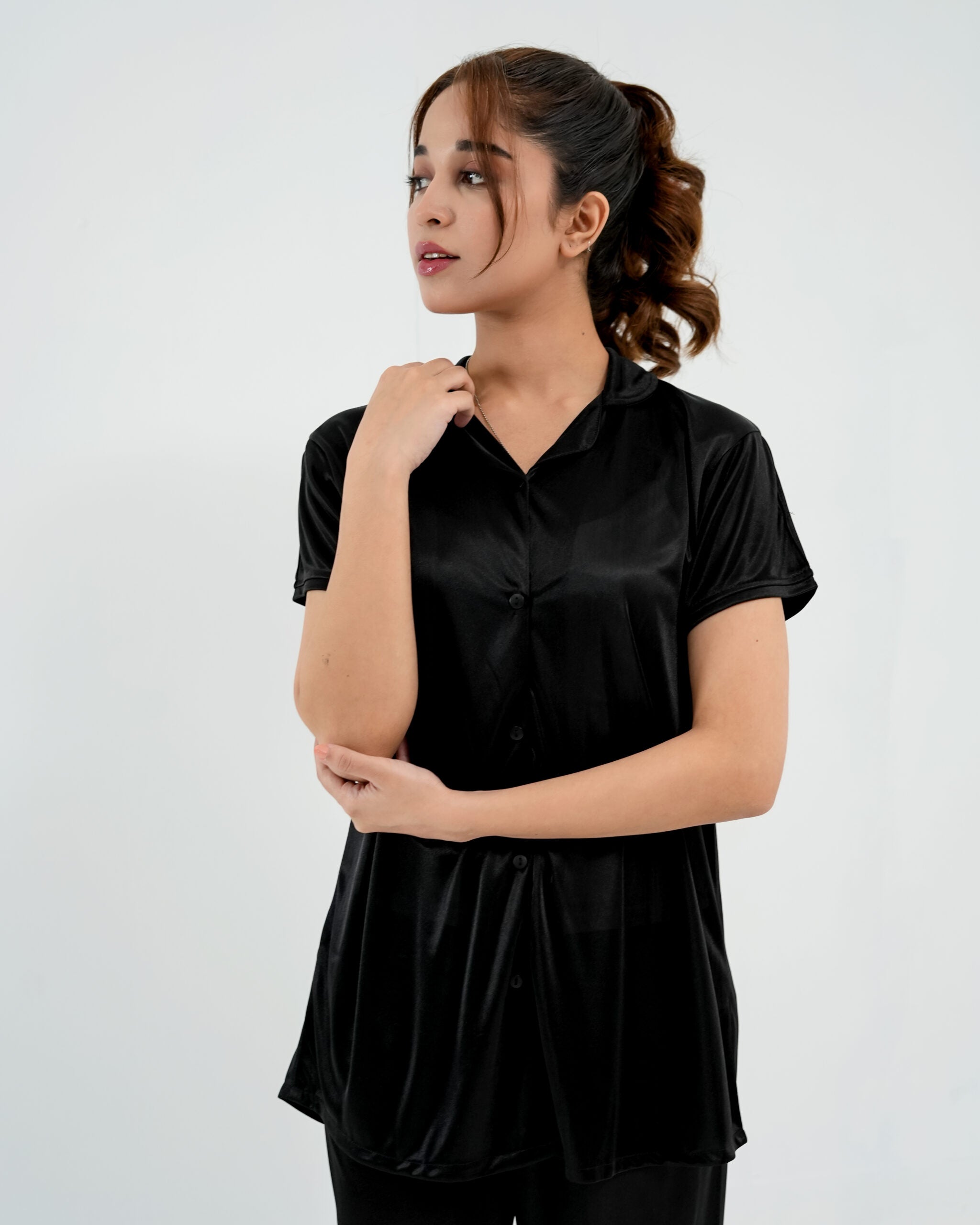 ComfySilk PJ- 2 Pc Set – Black