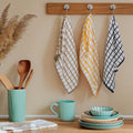 Checkered Kitchen Towels- 3 Piece Set